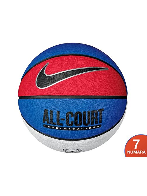 Nike Everyday All Court 8P Deflated Basketbol Topu N.100.4369.470 Mavi
