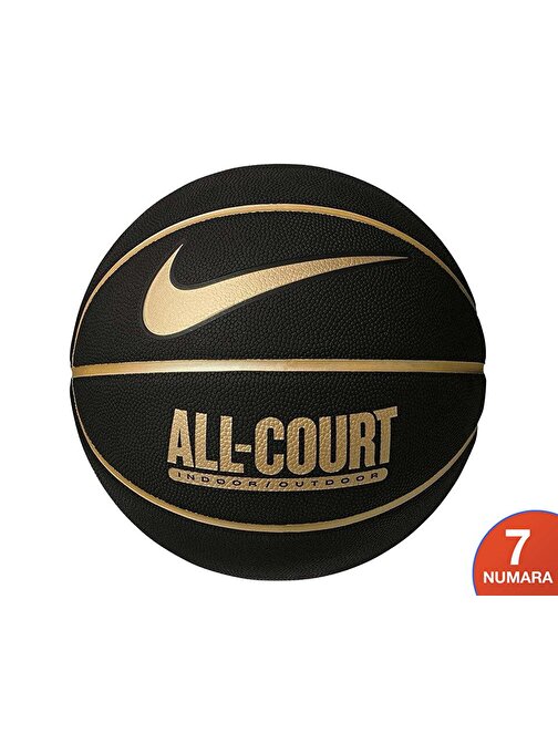 Nike Everyday All Court 8P Deflated Basketbol Topu N.100.4369.070 Siyah