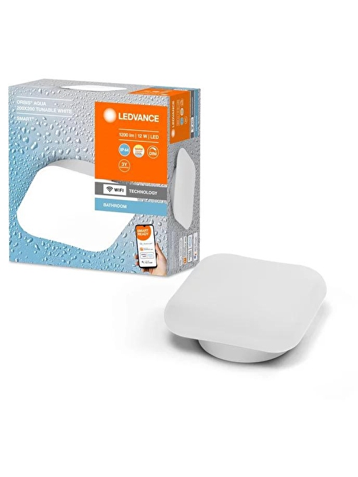 Osram Ledvance Smart Wifi Orbis Aqua Plafonyer IP44 20 cm Kare