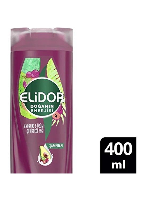 Elidor Şampuan Doğanın Enerjisi Kalın Ve Gür Görünen Saçlar 400 Ml