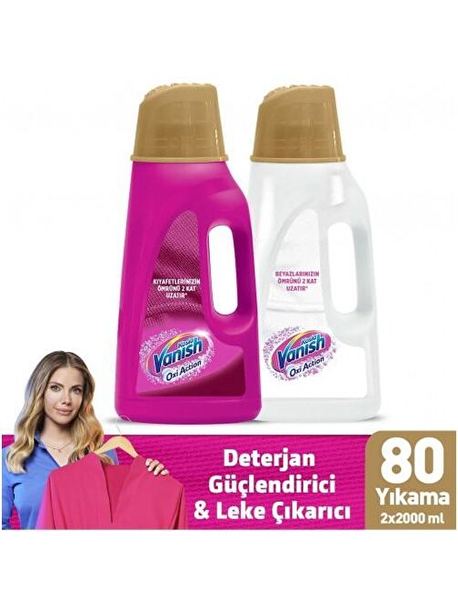 Vanish Kosla Renkli ve Beyazlar İçin Sıvı Leke Çıkarıcı 4000 ml