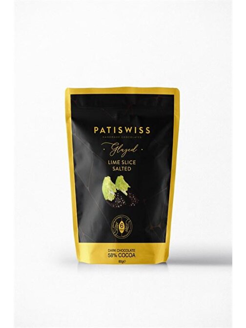 Patiswiss Glazed Bitter Çikolatalı Tuzlu Lime Dilimi