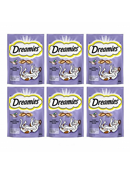 Dreamies Ördekli Kedi Ödülü 6x60 Gr