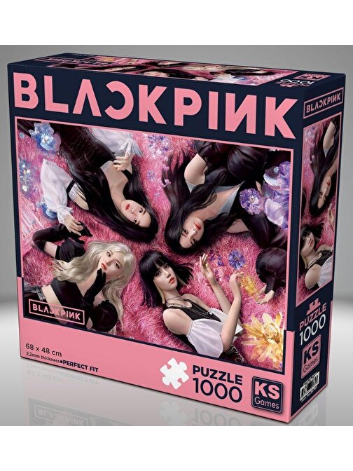 KS Games 1000 Parça Black Pink Puzzle