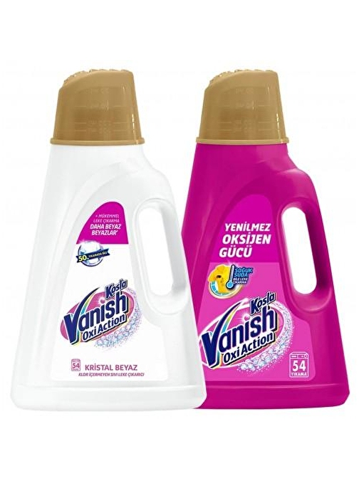 Vanish Kosla Sıvı Leke Çıkarıcı Beyazlar ve Renkliler 2.7 lt x 2 Adet