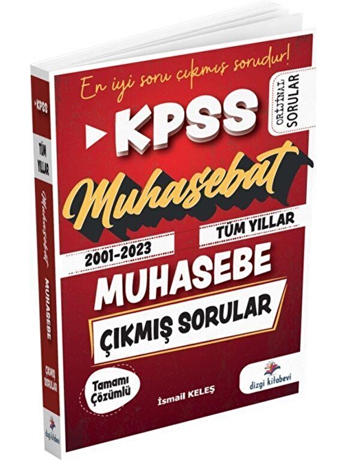 2001 2023 KPSS A Muhasebat Sayıştay Tamamı Çözümlü Tüm Yıllar Çıkmış Muhasebe Soruları Dizgi Kitap