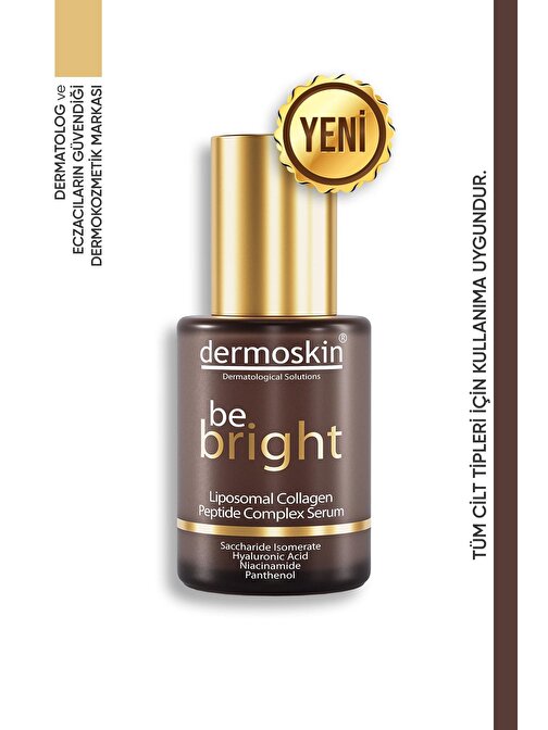 Dermoskin Be Bright Liposomal Kolajen Peptit Complex Serum 30 ml