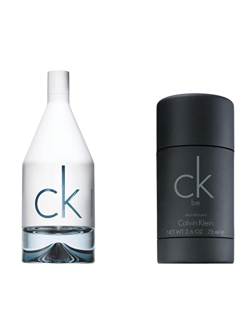 Calvin Klein IN2U EDT Erkek Parfüm 150ML + Be Erkek Deodorant Stick 75Gr 2li Set