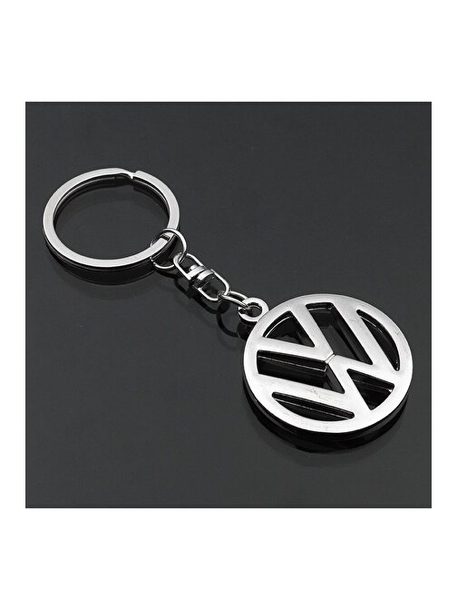 Volkswagen Golf 8 Anahtarlık 3d Metal Otomobil Anahtarlığı - Krom Kaplamalı Oto Anahtarlık