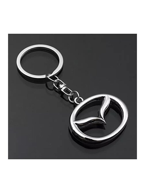 Mazda Anahtarlık Metal 3d Krom Araba Anahtarlığı