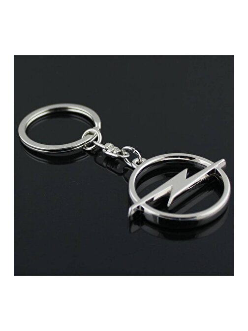 Opel Logolu Anahtarlık 3d Metal Otomobil Anahtarlığı - Krom Kaplamalı