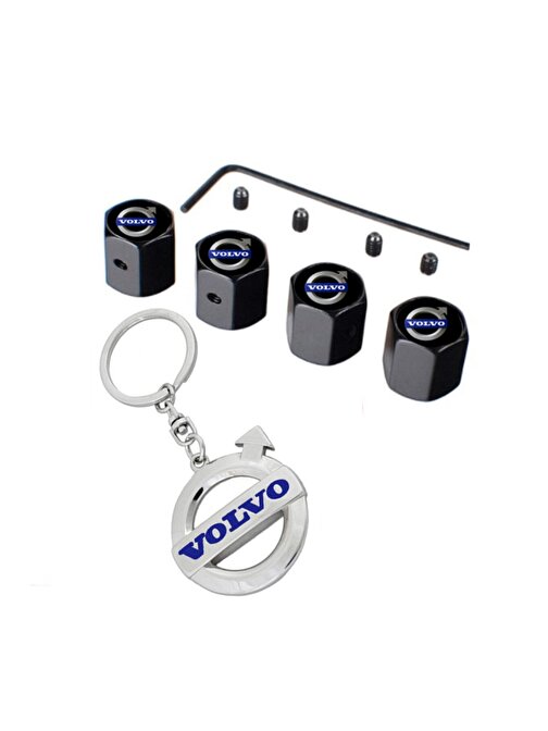 Volvo V40 Cross Country Uyumlu Alyanlı Çalınmaya Karşı Güvenli Ve Krom Anahtarlık
