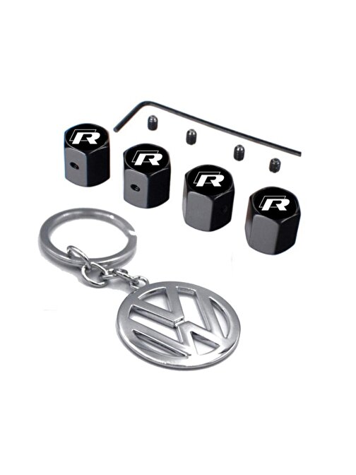Volkswagen Passat Cc 2012 Sonrası R Logolu Alyanlı Çalınmaya Karşı Güvenli Ve Krom Anahtarlık