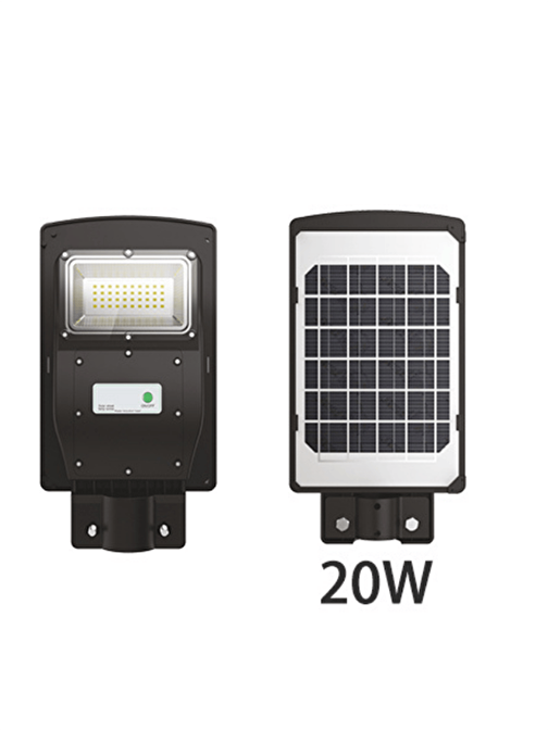 LivX Güneş Panelli Bahçe Sokak LifePO4 Teknolojisi Lambası Solar Lamb Güneş Enerjili Lamba 20W SLTP