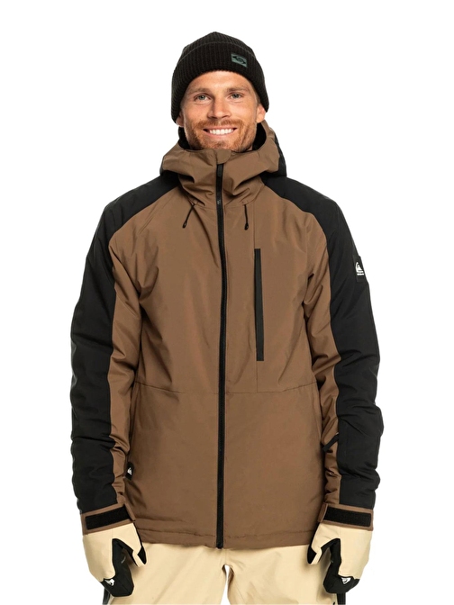 Quiksilver Mission Block Erkek Kahverengi Snowboard Montu