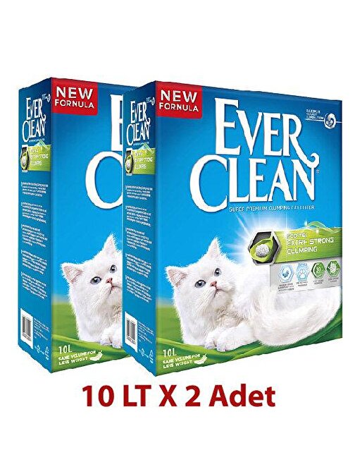 Ever Clean Extra Strong Scented 10 Lt Kokulu X 2 Adet