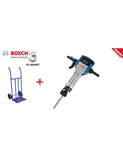 Bosch GSH 27 VC Kırıcı + Taşıma Arabası HEDİYE