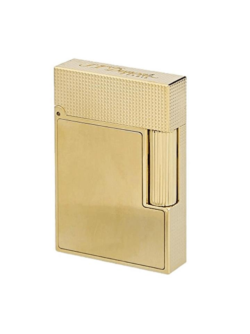 S.T. Dupont 18602 Ligne 2 Small Brushed Yellow Gold Çakmak