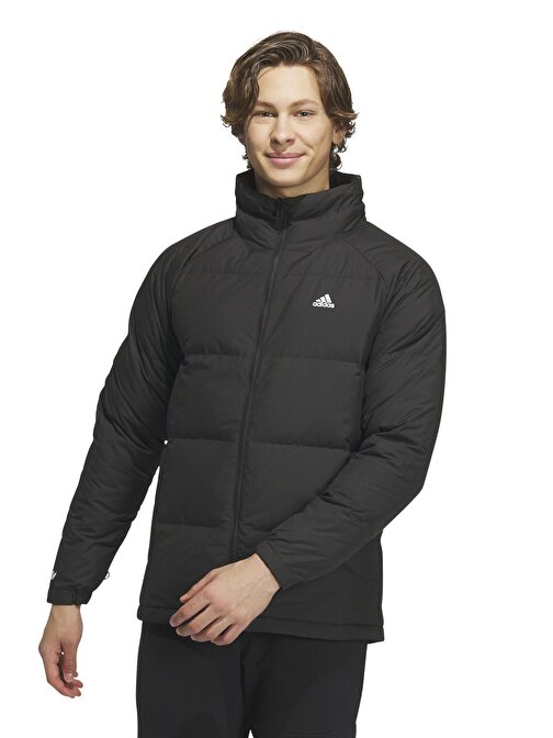 adidas Siyah Erkek Kapüşon Yaka Mont IL8916-3IN1 DOWN JACKET