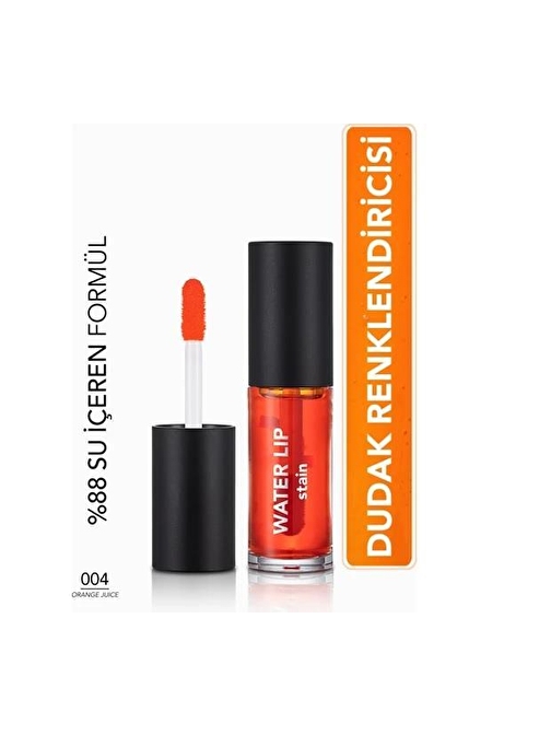 Flormar Water Lıp Tint Stain 004 Orange Juice