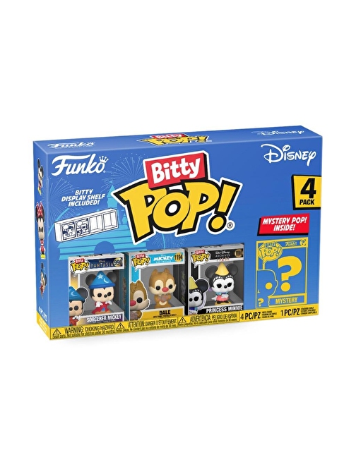 Funko Bitty POP Disney Sorcerer Mickey 4'lü Paket