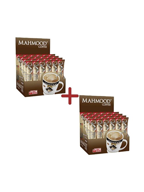 Mahmood Coffee 3'ü1 Arada Sütlü Köpüklü Hazır Kahve 48 Adet x 18 gr 2'li Set