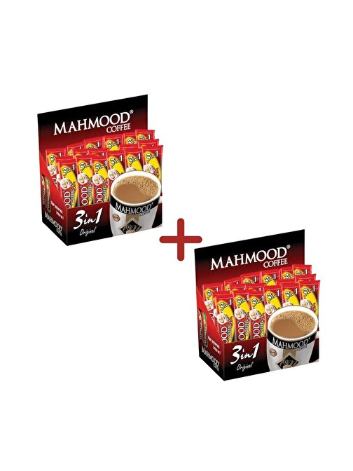 Mahmood Coffee 3'ü1 Arada Hazır Kahve 48 Adet x 18 gr 2'li Set