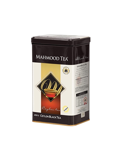 Mahmood Tea İthal %100 Saf Seylan Siyah Dökme Çay Teneke Kutu 450 gr