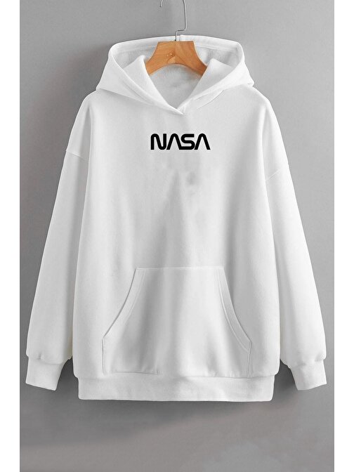 Unisex Nasa Baskılı Sweatshirt
