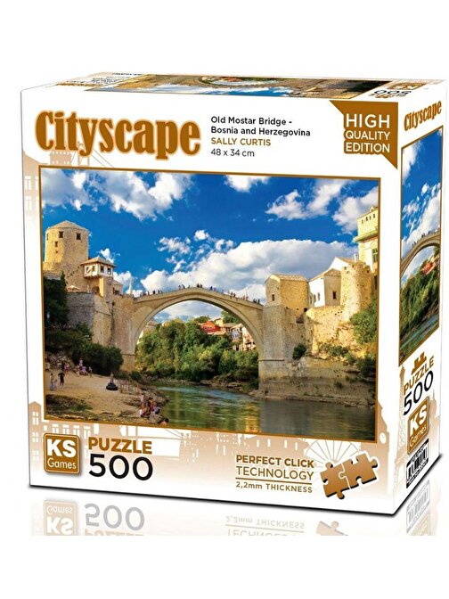 Ks Games 500 Parça Old Mostar Bridge Bosna-Hersek Puzzle