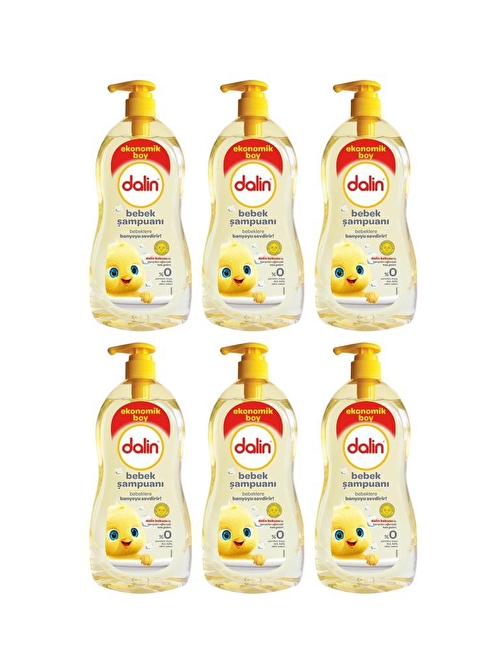 Dalin Şampuan Klasik 700 ml + 200 ml x 6 Adet