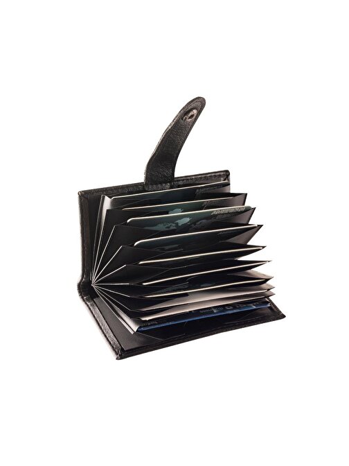 LivX Handy Pratik Kartlık Cüzdan Mini Tasarım Siyah