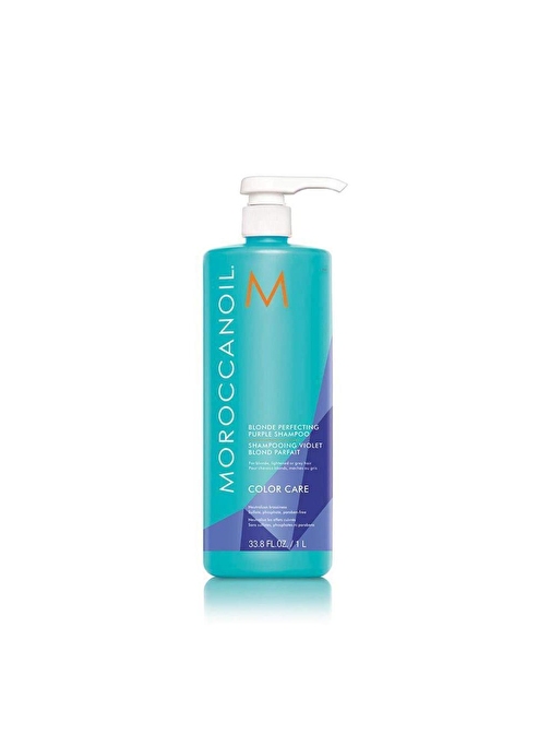 Moroccanoil Color Care Blonde Perfecring Purple Renki Saçlar için Şampuan 1000ML