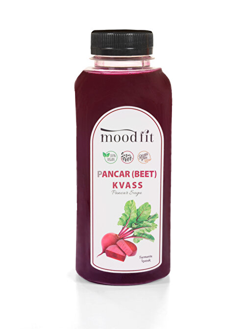 Moodfit Pancar Kvass Yarım  Litre Fermente Doğal Ürün,Ev Yapımı