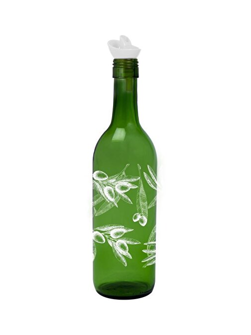 0,75 lt Zümrüt Yeşil Olive Oil Desen Yağlık