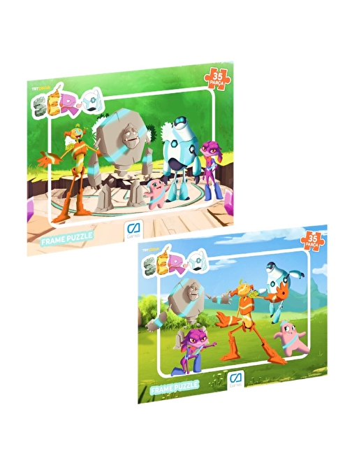 Ca Games Ser-A 35 Parça Frame Puzzle İkili Set