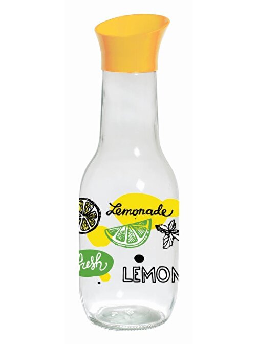 1 lt Lemonade Desenli Karaf Su Şişesi