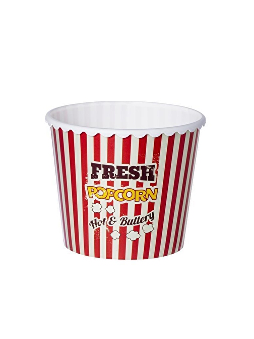 2,3 lt Desenli Mısır ve Cips Kovası-Fresh Popcorn