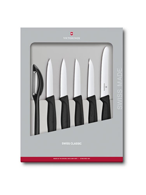 Victorinox VT 6.7113.6G  Swıss Classıc  Set 6 Parça Kutuda Siyah