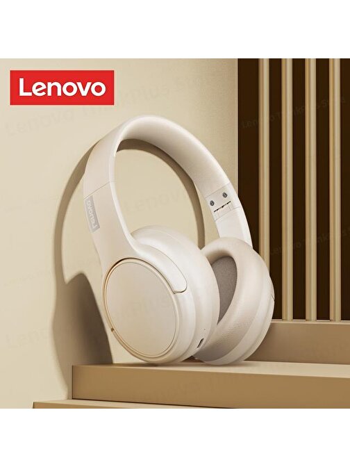 Lenovo Thinkplus TH20 Kablosuz Bluetooth Kulaküstü Kulaklık Beyaz
