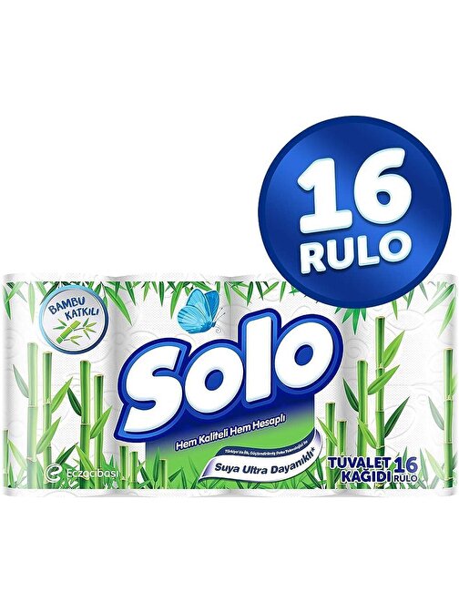 Solo Tuvalet Kağıdı 2 Katlı 16'lı