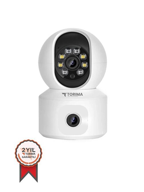 Torima CMR-10 360° Full Hd Çift Lens 1080p Smart Ip Kamera