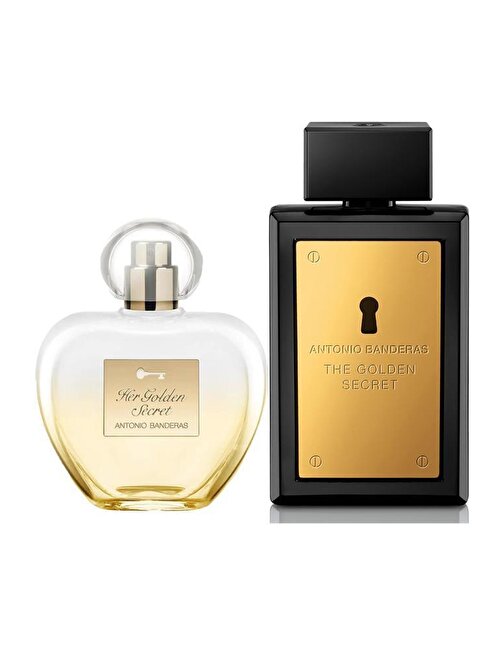 Antonio Banderas The Golden Secret EDT 100 ml + Her Golden Secret EDT 80 ml