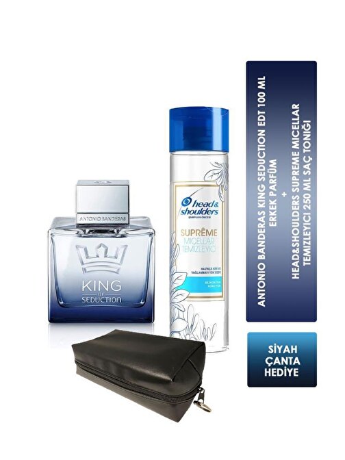 Antonio Banderas King Seduction EDT 100 ml+ Head&Shoulders Supreme Micellar Temizleyici 250 ml