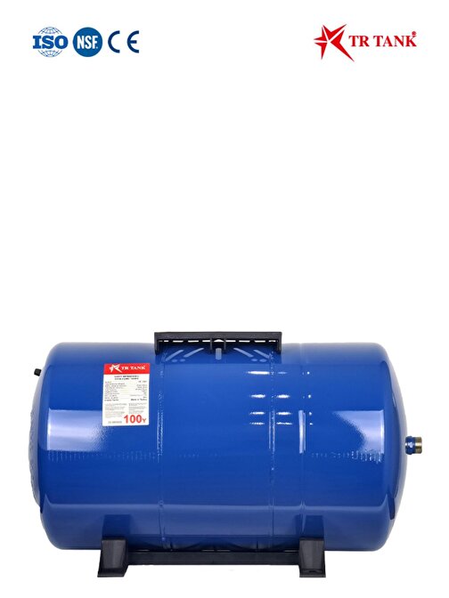 Trtank Profesyonel 100 Litre Yatay Ayaklı Nsf Membranlı Hidrofor Genleşme Tankı