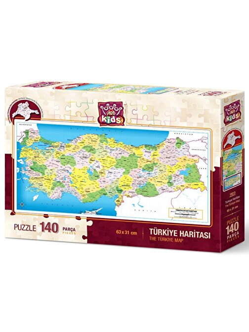 Art Puzzle 140 Parça Türkiye Siyasi Haritası 1923