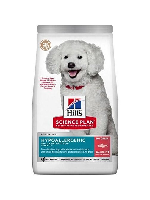 Hills Hypoallergenic Somonlu Küçük Irk Yetişkin Köpek Maması 1.5 Kg