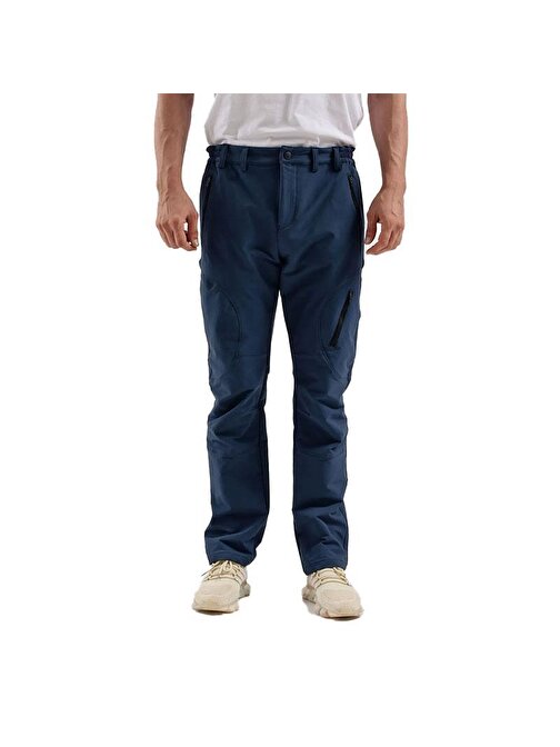 Exuma 2313002 Erkek Gece Mavisi Softshell Outdoor Pantolon 2Xl
