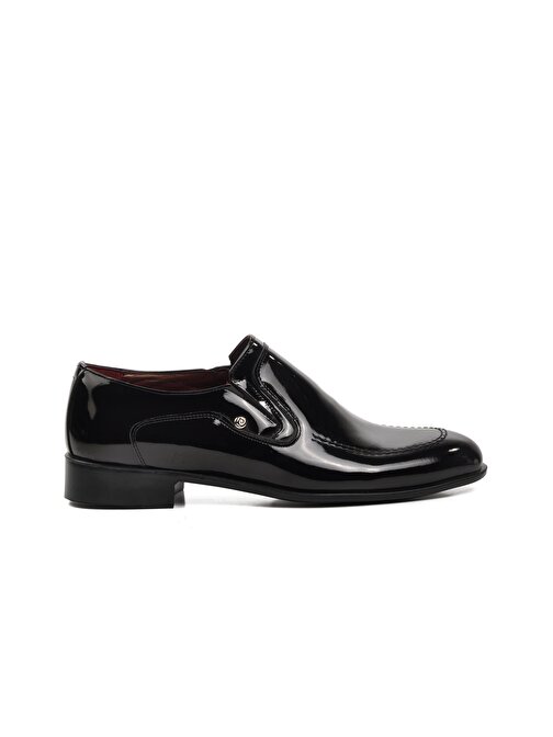Pierre Cardin 7057 Siyah Rugan Hakiki Deri Erkek Klasik Ayakkabı