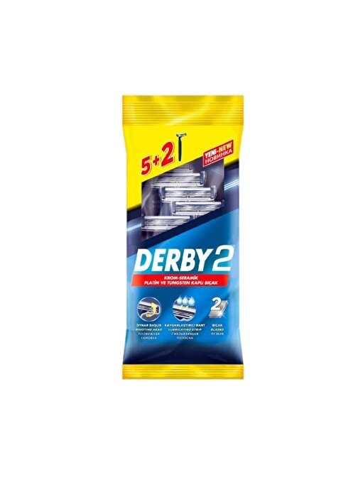Derby2 Tıraş Bıçağı 5+2 Poşet X 2 Paket ( 14'lü )